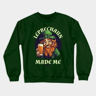 Drunk Leprechaun St Paddys Day Crewneck Sweatshirt